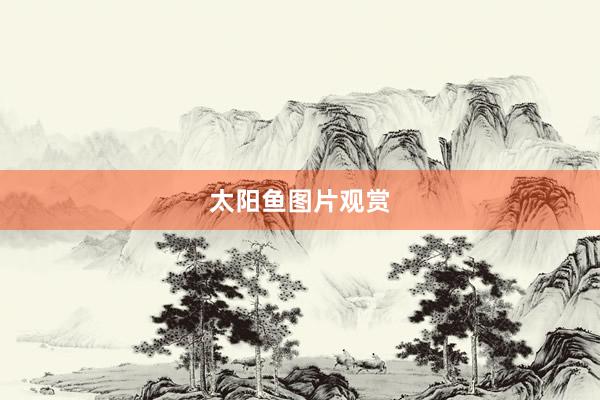 太阳鱼图片观赏
